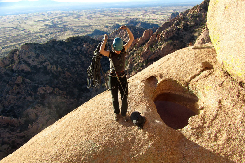 On top of 'The Peacemaker'