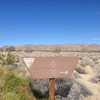 Road sign for Camp Young Historical Monument, Joshua Tree NP