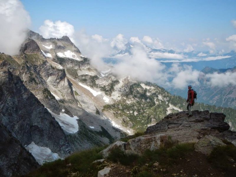 View from large bivy