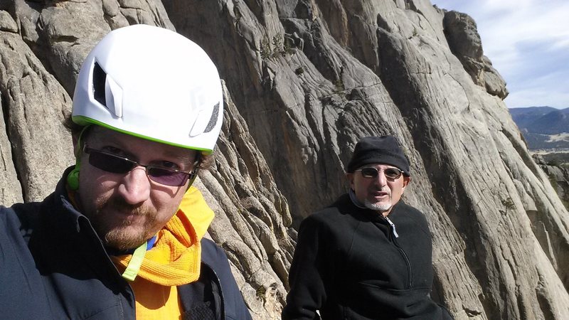 Top of the Bookmark- Lumpy Ridge in Feb with Mike C. 2015 Fantasy Ridge.