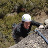 Pat nearing the top of No Doubt Stout