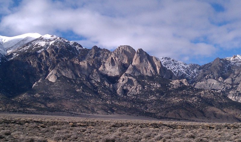 1,000 feet of untouched* granite.
<br>

<br>
*somewhat touched.