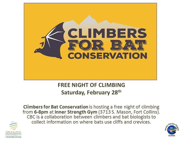 Join us Feb 28th for free climbing at Inner Strength Gym. 