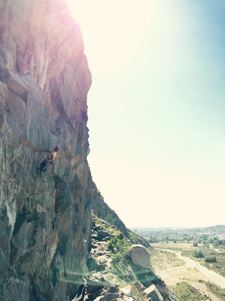 Me on House of Pain 5.12a/b on my send 2/25/15