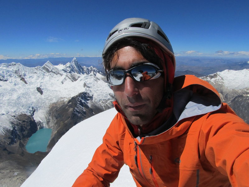 Top of Quitaraju, 6000 ish meters above sea level, Cordillera Blanca, Peru.