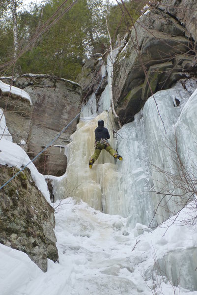 Serge on the first head-wall