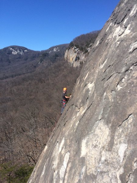 Climber on Flakeview