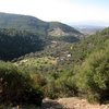 Campsite/carpark from the Hüdaverdi sector at Kaynaklar.  Marine layer over Izmir in the distance.