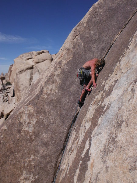 Jordan leading Bighorn Dihedral