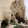 Caves at the base of the east face of the Elephant's Head.