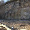 Orange Oswald Wall, Summersville Lake - March 2014