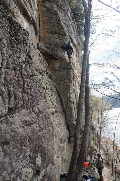 Just chillin' on this ledge.