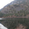 Blue Goat Bluff and Blue Lake from the north.