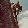 Easy terrain near the belay. ca. 1981.