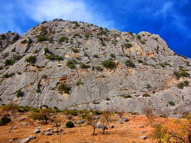 The main crag of Valle de Abdalajis