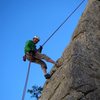 Rappelling off el Pilarito