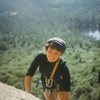 Tana Cathcart . Tana had only climbed a couple of days before seconding six first ascents up to 5.7 on the same day Aug 7th 1973. These were the first routes on Rainbow Slabs