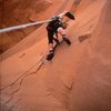 Paul Ross escaping the overhangs . Second Pitch