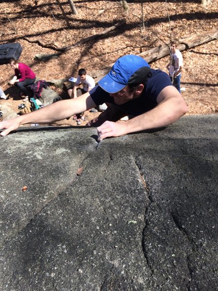 Top of Erection, Boat Rock, GA.