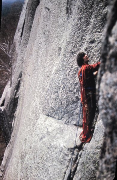 John Porter on the first ascent 1972