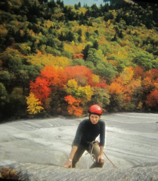 Rosie Andrews on her first lead .1972