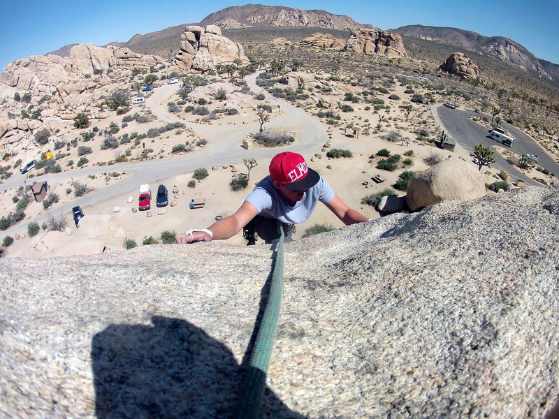 Steve Okeefe summiting.