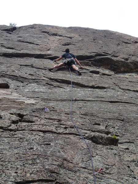 Climber on Terrapin Station.