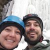 Wife and I ice climbing. 