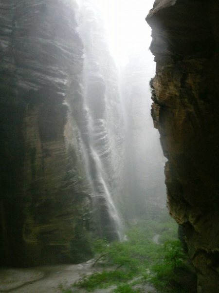 Crazy rain in the Grotto