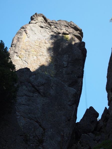 Piton Tower as seen from the approach trail