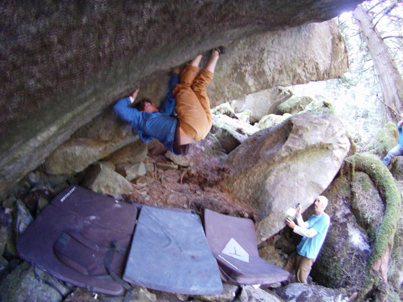 Marc Andre Leclerc on the second ascent of 18