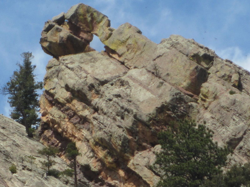 The arch from the southeast.