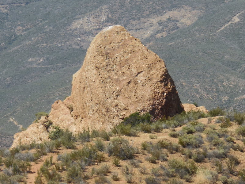 The Spur from high on the road to the south.