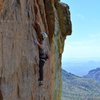 Low on the route with Thimble Peak and Tucson in the background.