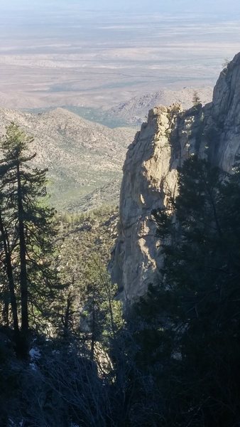 looking at the dome from up high