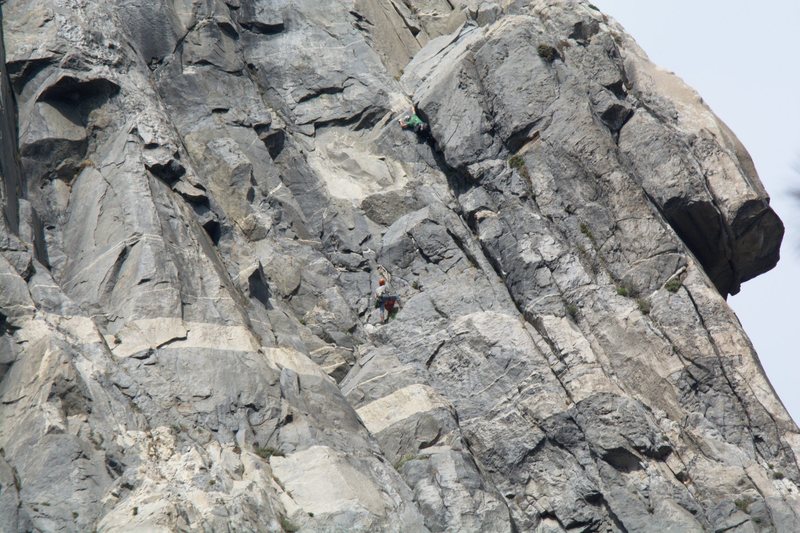 Random climbers on 4/19/15. Let me know if you recognize yourself, I have more.