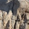 Rock detail on the Afro Blues Wall (NW Face), Joshua Tree NP