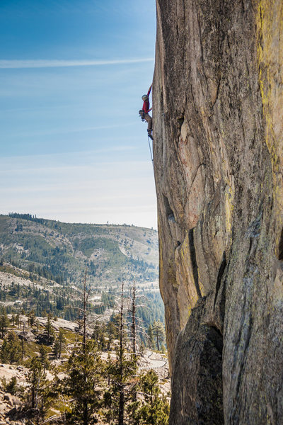 Climbing at Snowshed (Photo by Tyson Waldron)