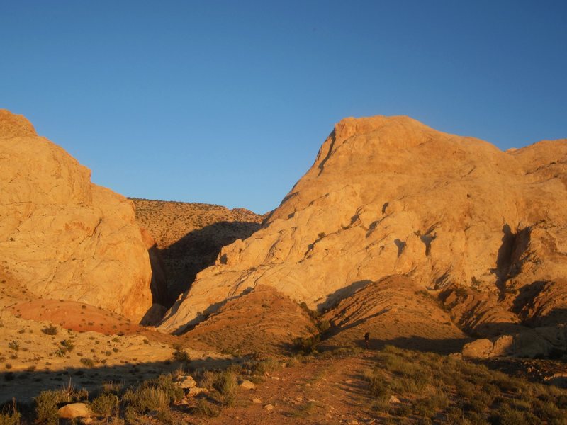 Two Fingers Canyon at dawn