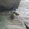 chockstone sequence part cinq. bridge buttress, new river gorgeous, wv 2013