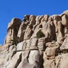 The west face of X Factor Dome, Joshua Tree NP