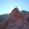 An old one of me on top of "Pharaoh's Hat"