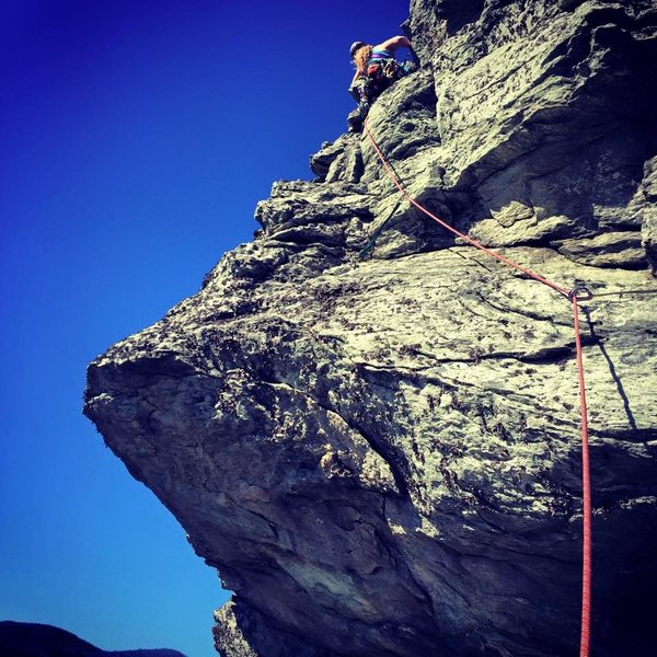 Climbing The Prow, Linville Gorge