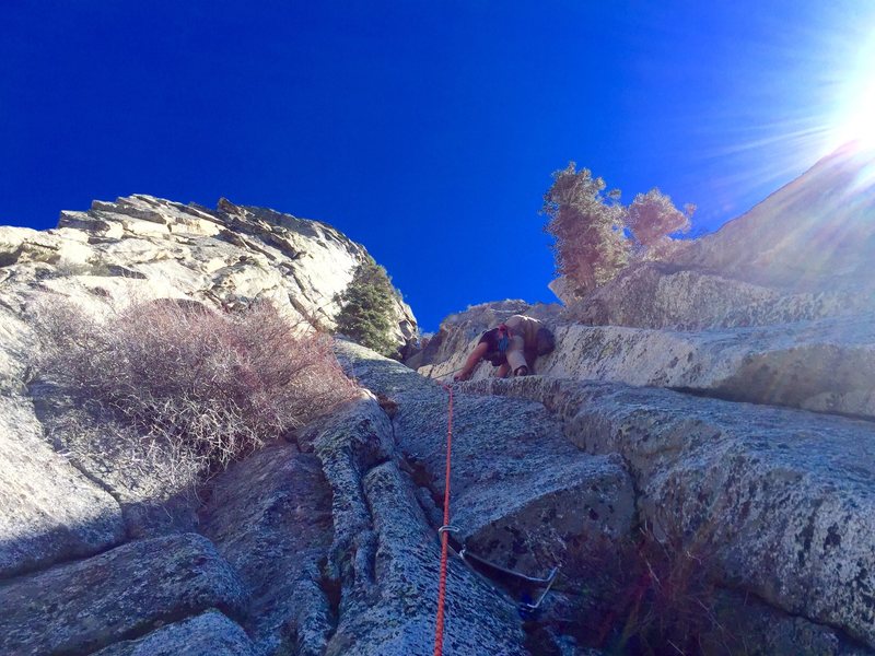 Sean lie backing the Splitter 5.7 corner, Pitch 1!!