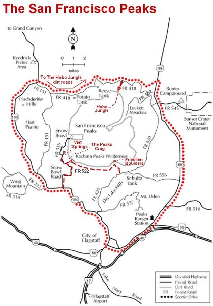 San Francisco Peaks Overview.