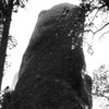 Seth Dyer in the death zone on Hairy Needle, Needles South Dakota 1995.