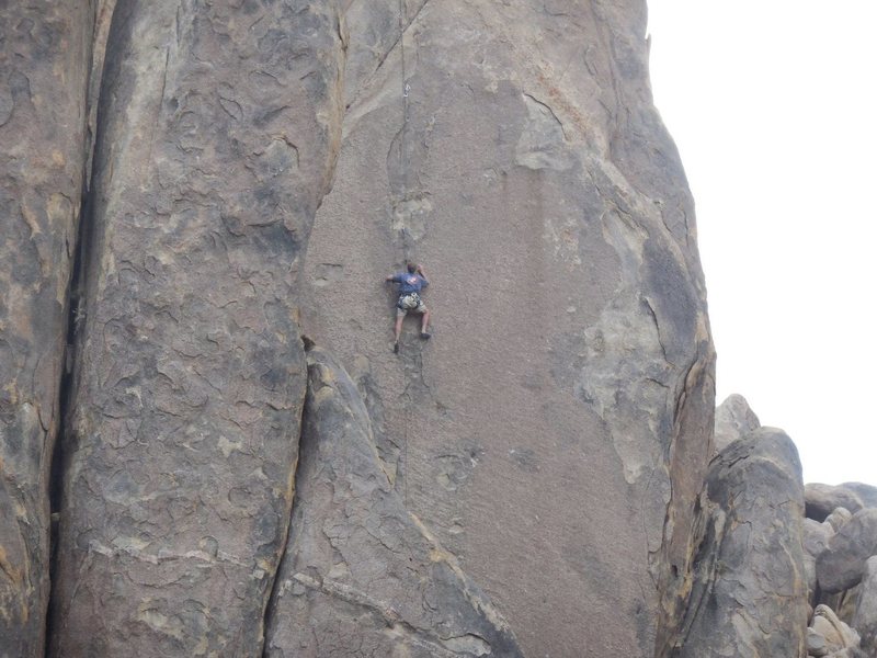 On "Slab Route." "Mustafa" is to the right (the blank part).