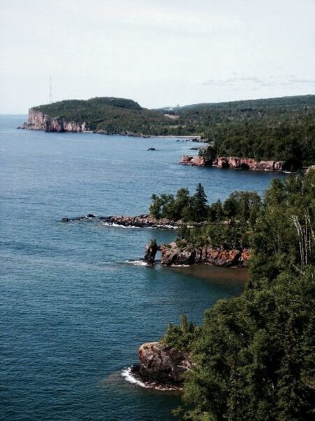 Palisade Head from Shovel Point, MN 1997