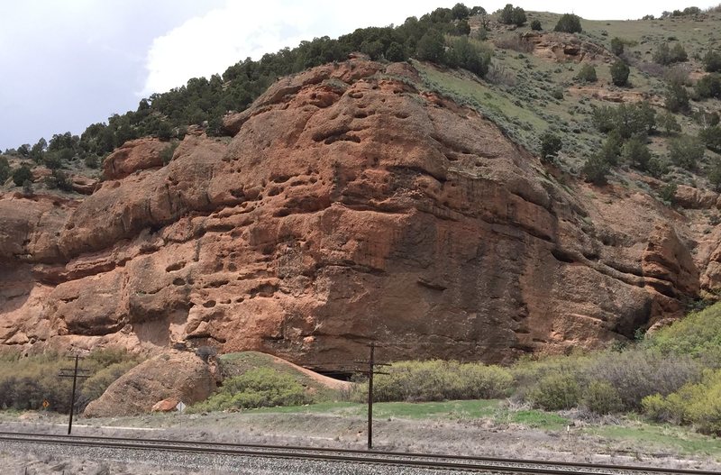 View of The Dry Wall from I-80