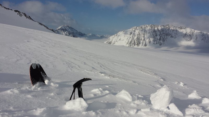 The after math of a Chugach storm.